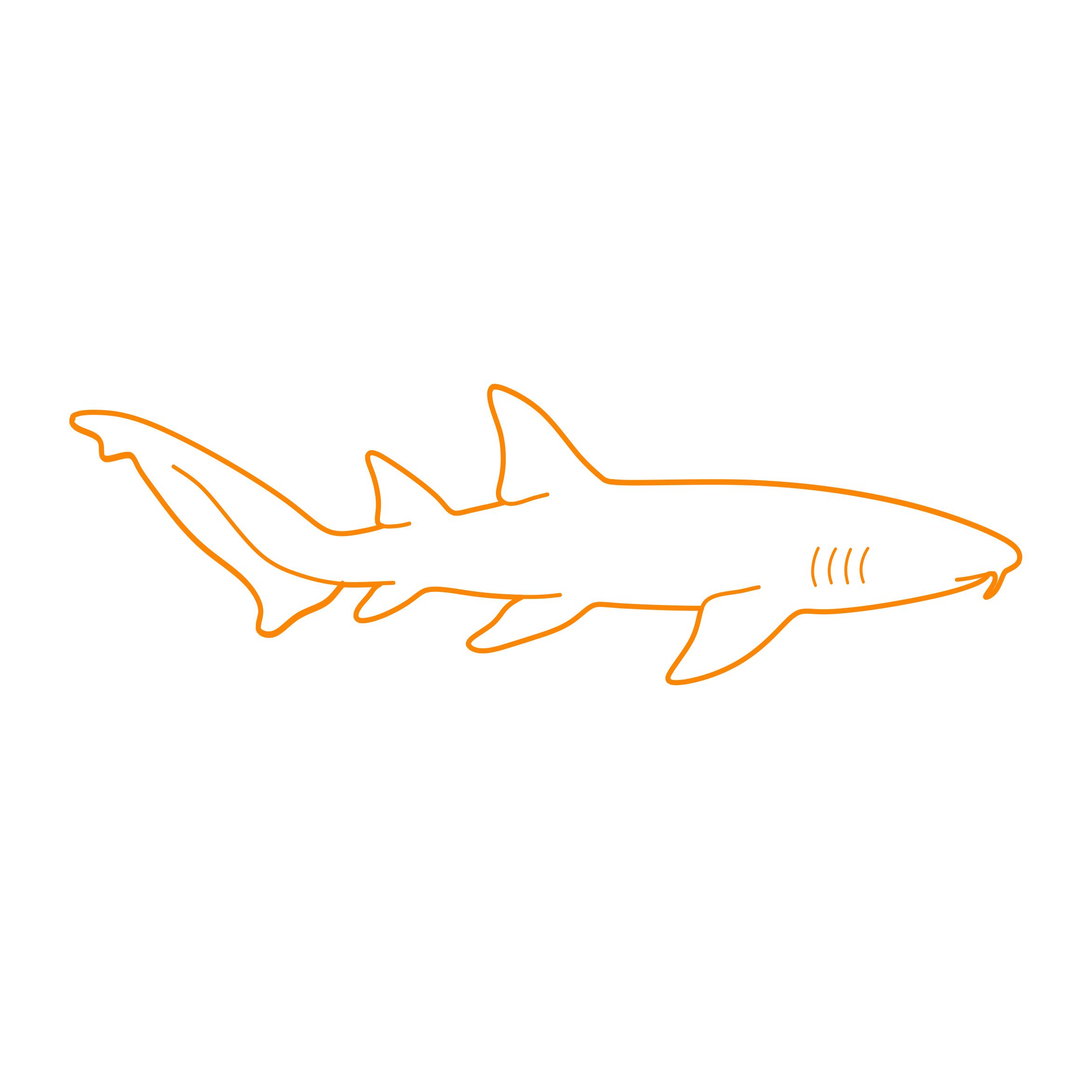 Animals Sharks Nurse Shark Tracing Svg Vector Free Vectors